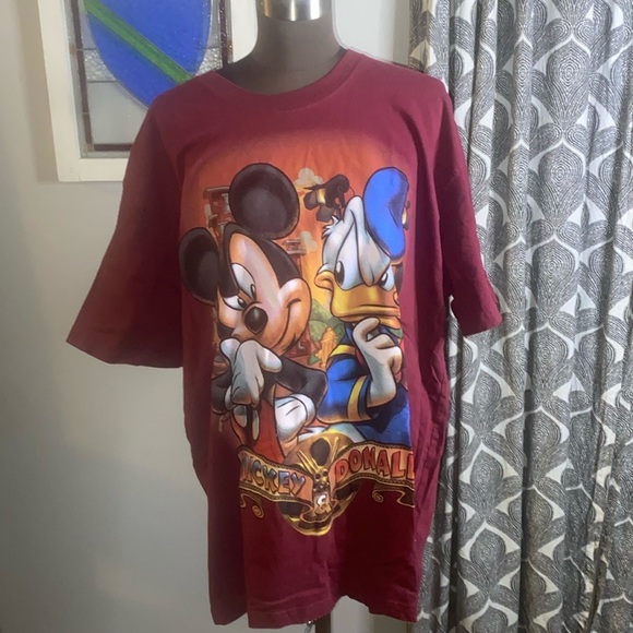 Disney Other - Disney Mickey & Donald all over print Tshirt
